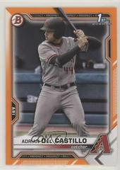 Adrian Del Castillo [Orange] #BD-108 Baseball Cards 2021 Bowman Draft Prices