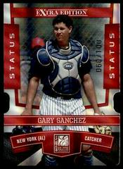 Gary Sanchez [Status] #34 Baseball Cards 2010 Donruss Elite Extra Edition Prices