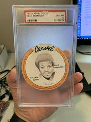 Dean Meminger Basketball Cards 1975 Carvel Discs Prices