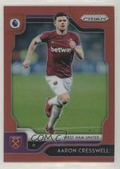 Aaron Cresswell [Red Prizm] Soccer Cards 2019 Panini Prizm Premier League Prices