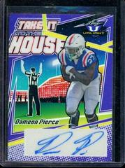 Dameon Pierce [Purple] Football Cards 2022 Leaf Valiant Autographs Take it to the House Prices