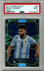 Sergio Aguero [Camo] Soccer Cards 2017 Panini Select Prices