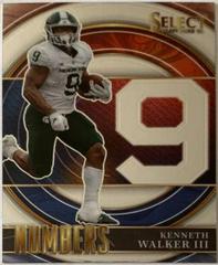 Kenneth Walker III #SNKW Football Cards 2022 Panini Select Draft Picks Numbers Prices