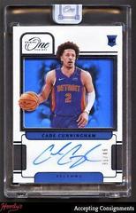 Cade Cunningham [Blue] #RA-CCH Basketball Cards 2021 Panini One and One Rookie Autographs Prices