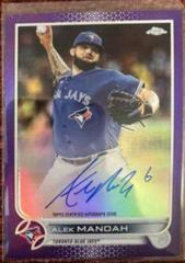 Alek Manoah [Purple] Baseball Cards 2022 Topps Chrome Veteran Autographs Prices