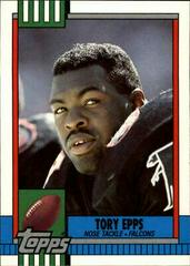 Tory Epps #126T Football Cards 1990 Topps Traded Prices