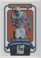 Edgerrin James [1st Down] #DD-11D1 Football Cards 2000 Panini Donruss Elite Down and Distance Prices