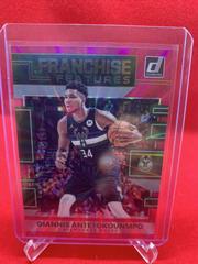 Giannis Antetokounmpo [Pink Laser] #10 Basketball Cards 2022 Panini Donruss Franchise Features Prices
