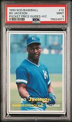 Bo Jackson #12 Baseball Cards 1990 Scd Baseball Pocket Price Guides Hand Cut Prices