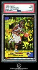Tracy McGrady [Gold Refractor w/ Coating] Basketball Cards 1999 Finest Prices