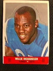 Willie Richardson Football Cards 1968 Topps Stand Ups Prices
