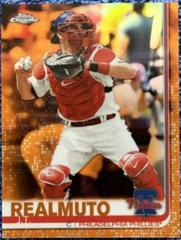 J.T. Realmuto [Orange Refractor] Baseball Cards 2019 Topps Chrome Update Prices