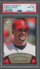 Albert Pujols [Titanium] #171 Baseball Cards 2009 SP Authentic Prices