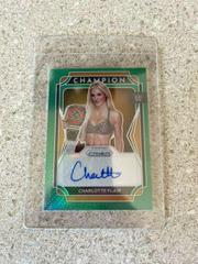 Charlotte Flair [Green Prizm] Wrestling Cards 2022 Panini Prizm WWE Champion Signatures Prices