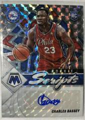 Charles Bassey #RS-CBS Basketball Cards 2021 Panini Mosaic Rookie Scripts Autographs Prices