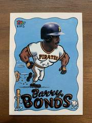 Barry Bonds #21 Baseball Cards 1992 Topps Kids Prices