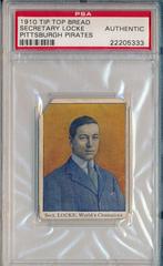 Secretary Locke Baseball Cards 1910 Tip Top Bread Pittsburgh Pirates Prices