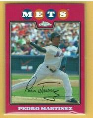 Pedro Martinez [Red Refractor] Baseball Cards 2008 Topps Chrome Prices