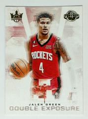 Jalen Green #1 Basketball Cards 2022 Panini Court Kings Double Exposure Prices