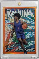 Shaedon Sharpe [Orange] #BK-25 Basketball Cards 2021 Bowman University The Big Kahuna Prices