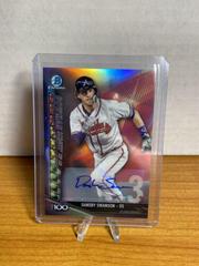Dansby Swanson [Autograph] #BTP-3 Baseball Cards 2017 Bowman Scouts' Top 100 Prices