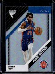 Jaden Ivey [Silver] #10 Basketball Cards 2022 Panini Flux Flow Motion Prices