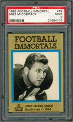Mike McCormack Football Cards 1985 Football Immortals Prices
