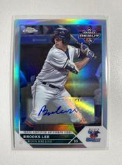 Brooks Lee [Autograph Refractor] Baseball Cards 2023 Topps Pro Debut Chrome Prices