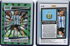 Alexis Mac Allister [Green Laser] #94 Soccer Cards 2022 Panini Score FIFA Prices