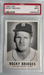 Rocky Bridges #31 Baseball Cards 1960 Leaf Prices