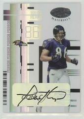 Todd Heap [Mirror White Autograph] Football Cards 2005 Leaf Certified Materials Prices