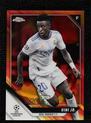 Vini Jr. [Red & Gold Starball Refractor] #63 Soccer Cards 2021 Topps Chrome UEFA Champions League Prices
