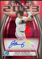 Jack Hurley [Red] Baseball Cards 2023 Bowman Draft Class of Autographs Prices