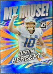 Justin Herbert #MH-13 Football Cards 2021 Panini Donruss Optic My House Prices