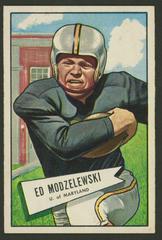 Ed Modzelewski Football Cards 1952 Bowman Large Prices