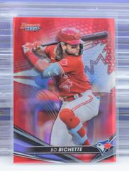 Bo Bichette [Red Lava] Baseball Cards 2022 Bowman's Best Prices