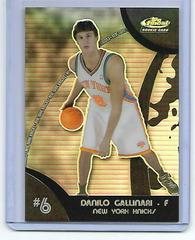 Danilo Gallinari [Black Refractor] Basketball Cards 2007 Finest Prices
