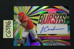 Jalen Carter #VB-JC1 Football Cards 2023 Leaf Vivid Autographs Bursts Prices