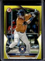 Ryan Clifford [Yellow] Baseball Cards 2023 Bowman Paper Prospects Prices