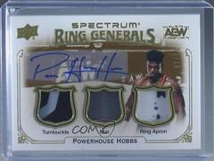 Powerhouse Hobbs [Autograph] #RL-11 Wrestling Cards 2021 Upper Deck AEW Spectrum Ring Generals Relics Prices