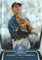 Andrelton Simmons #BPP76 Baseball Cards 2012 Bowman Platinum Prospects Prices