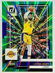 LeBron James [Green Laser] #128 Basketball Cards 2022 Panini Donruss Prices