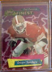 Deion Sanders #FF19 Football Cards 1995 Topps Finest Fan Favorites Prices