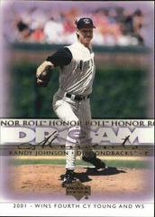 Randy Johnson #30 Baseball Cards 2002 Upper Deck Honor Roll Prices