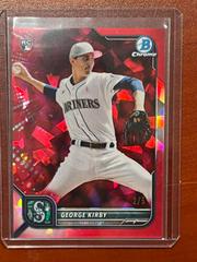George Kirby [Sapphire Red] #34 Baseball Cards 2022 Bowman Chrome Prices
