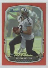 Drew Brees [Rainbow Foil Red] #60 Football Cards 2013 Bowman Prices