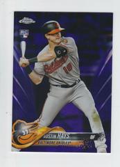 Austin Hays [Purple Refractor] Baseball Cards 2018 Topps Chrome Prices