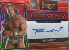 Booker T [Red Prizm] #LS-BKT Wrestling Cards 2022 Panini Select WWE Legendary Signatures Prices