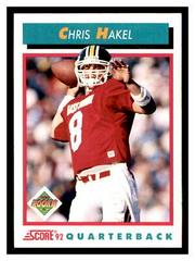 Chris Hakel #487 Football Cards 1992 Panini Score Prices