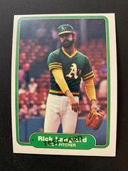 Rick Langford #98 Baseball Cards 1982 Fleer Prices